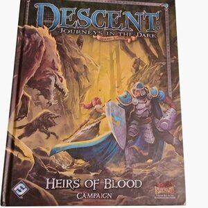 Descent Journeys In The Dark Heirs Of Blood Campaign 2nd Ed Board Game Book